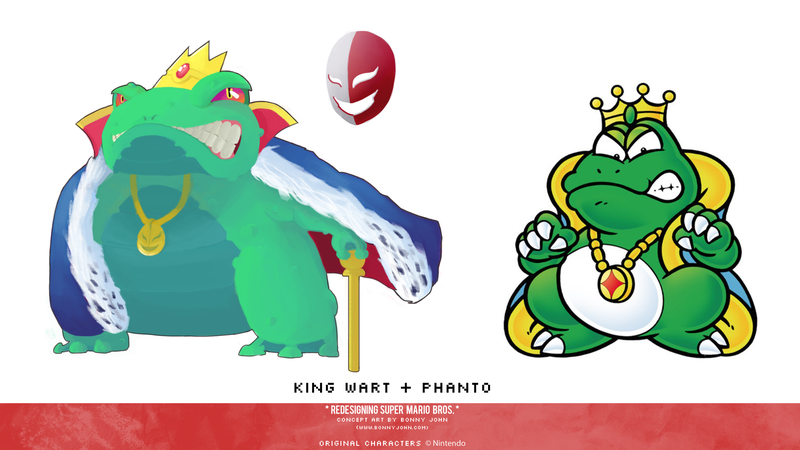 Illustration for article titled Redesigning Super Mario Bros. Part 5